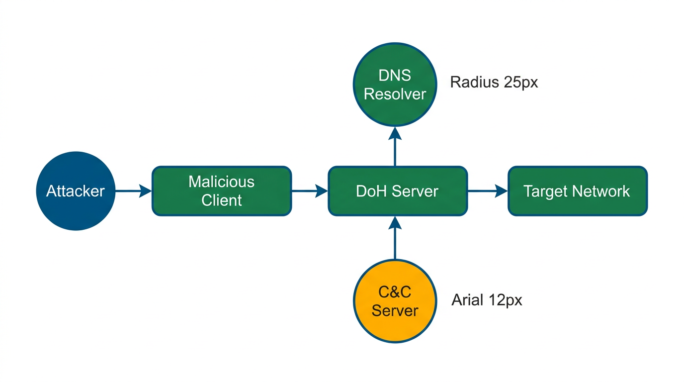 Diagramma: DoH tunneling è il trend in più forte crescita dal 2024